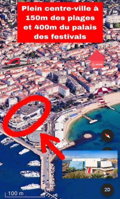 Cannes Centre Proche Plage Croisette Palais Des Festivals Екстериор снимка